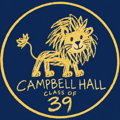 Campbell Hall Class of 39 lion crest